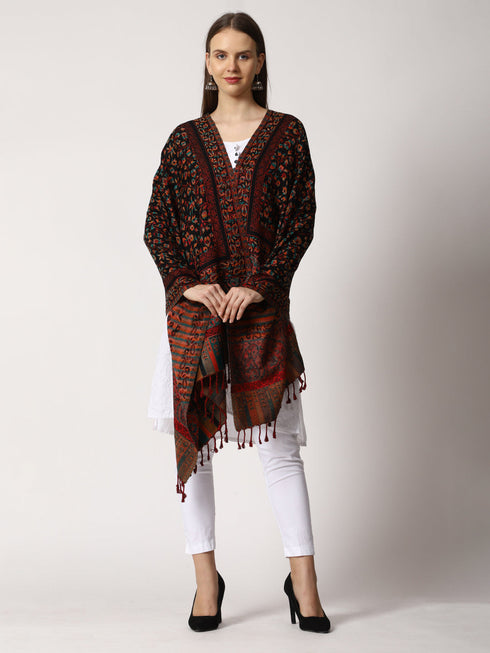 Women's Jamawar Wool Stole